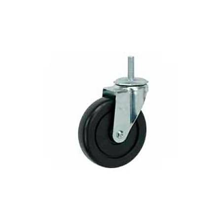 Casters Wheels & Industrial Handling Faultless Swivel Threaded Stem Caster G460S-5 5" Polyolefin Wheel G460S-5